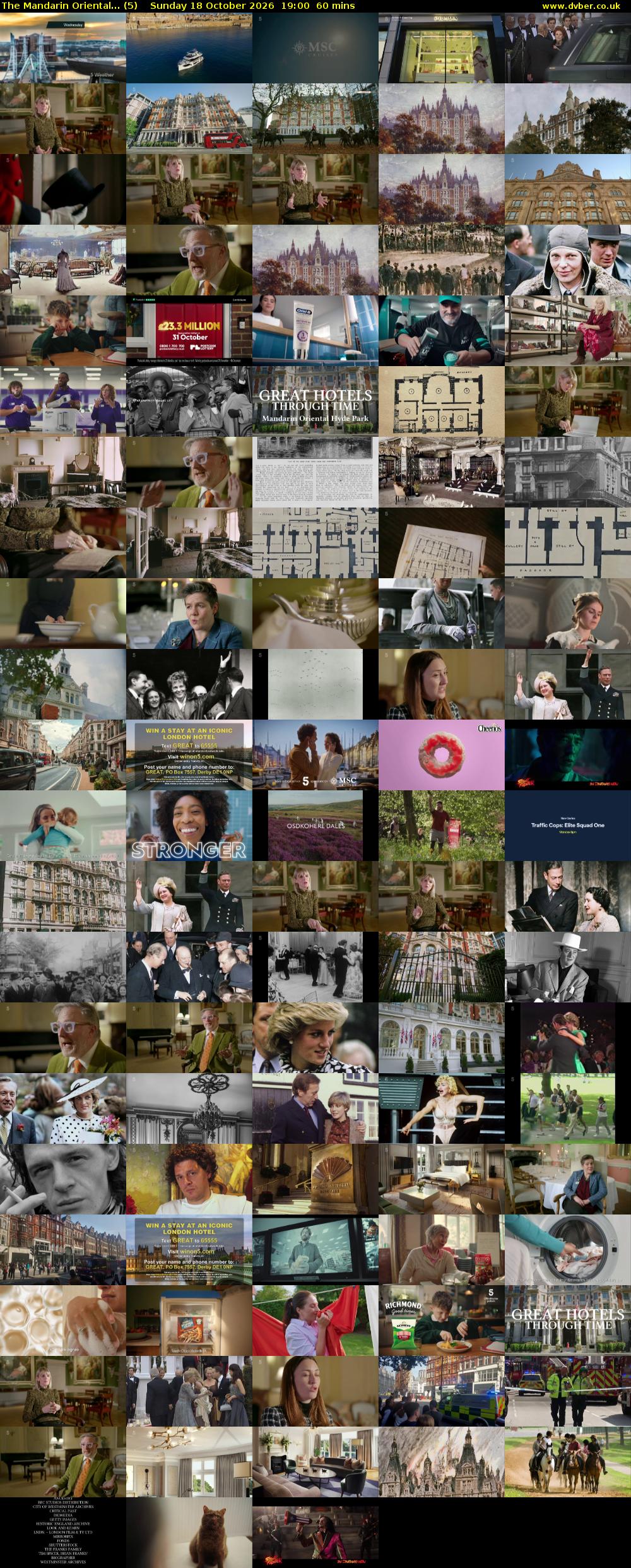 The Mandarin Oriental... (5) Sunday 18 October 2026 19:00 - 20:00