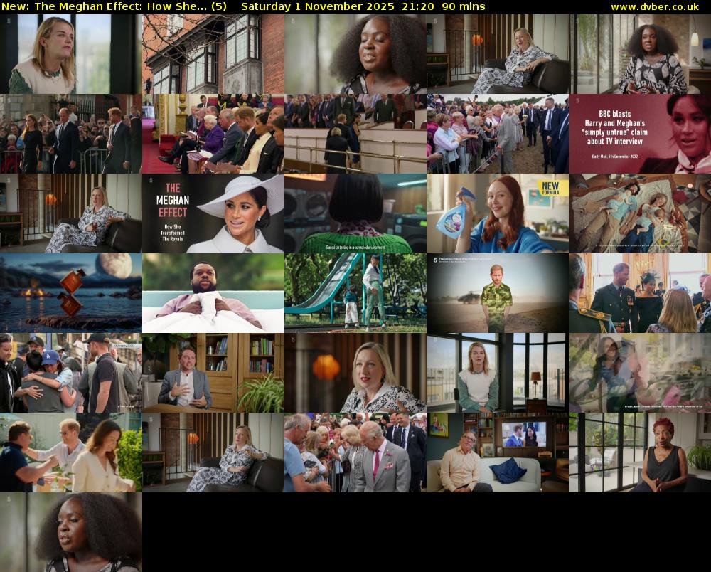 The Meghan Effect: How She... (5) Saturday 1 November 2025 21:20 - 22:50