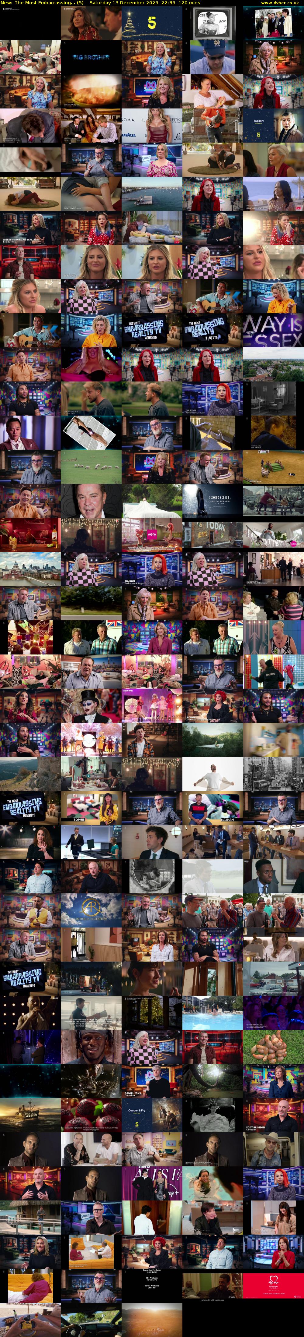 The Most Embarrassing... (5) Saturday 13 December 2025 22:35 - 00:35