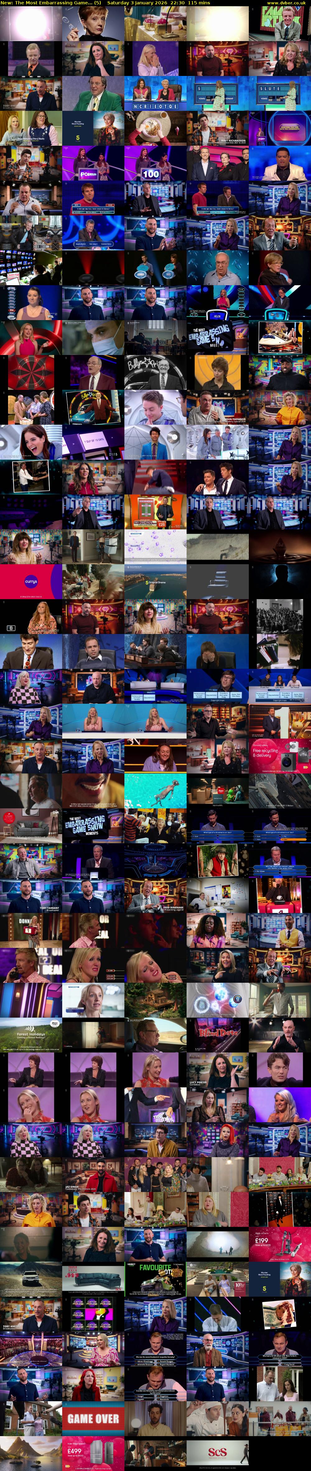 The Most Embarrassing Game... (5) Saturday 3 January 2026 22:30 - 00:25