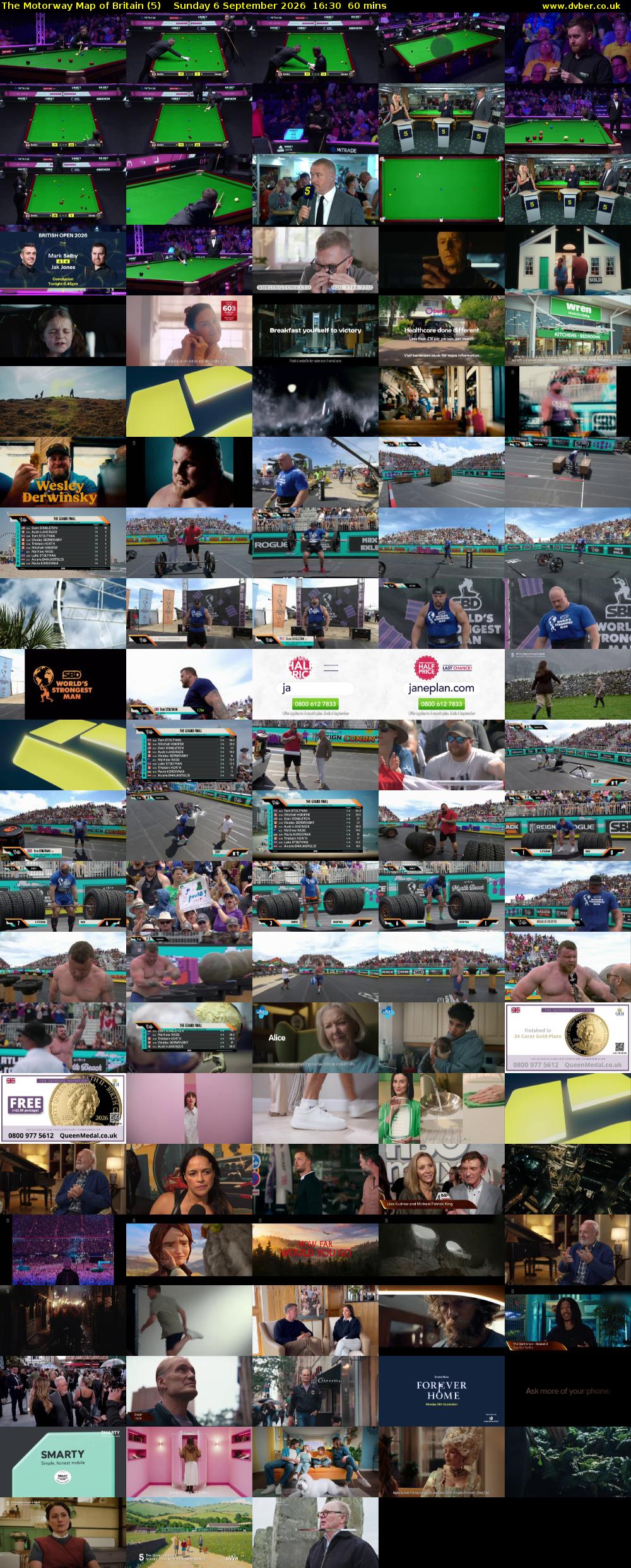 The Motorway Map of Britain (5) Sunday 6 September 2026 16:30 - 17:30