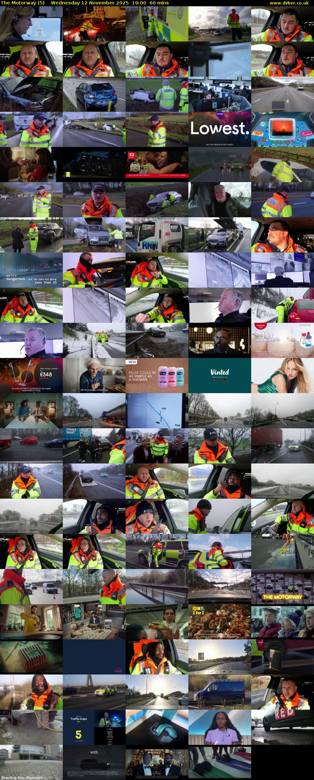 The Motorway (5) Wednesday 12 November 2025 19:00 - 20:00