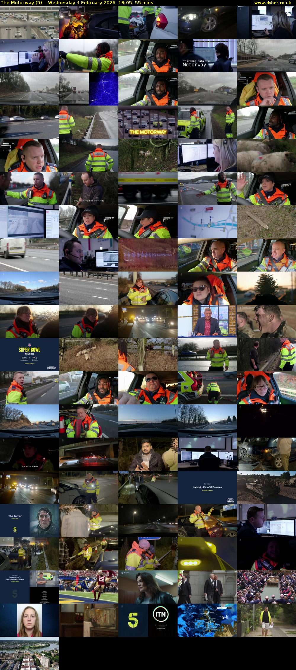 The Motorway (5) Wednesday 4 February 2026 18:05 - 19:00