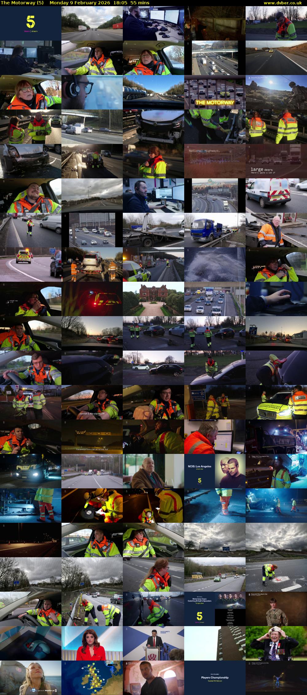 The Motorway (5) Monday 9 February 2026 18:05 - 19:00