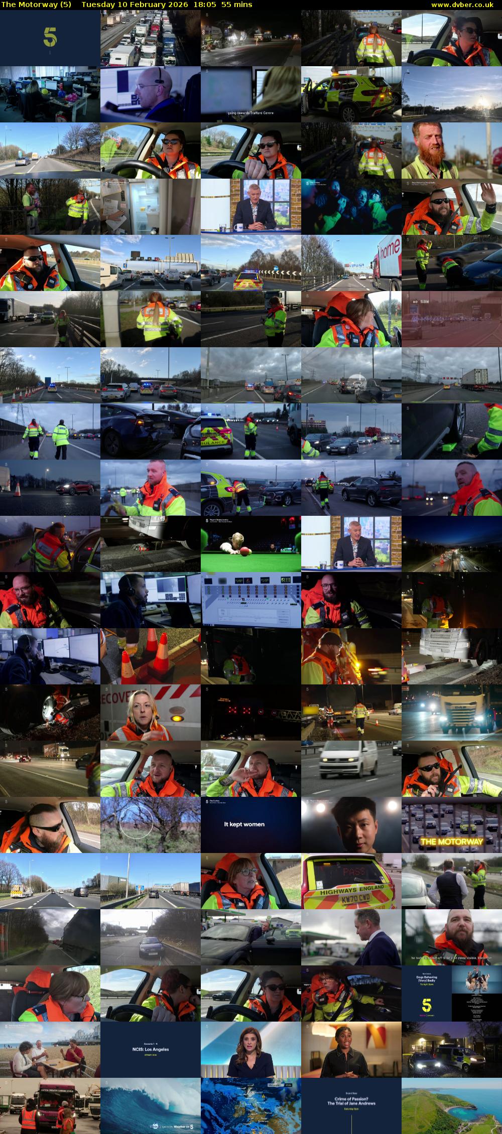The Motorway (5) Tuesday 10 February 2026 18:05 - 19:00