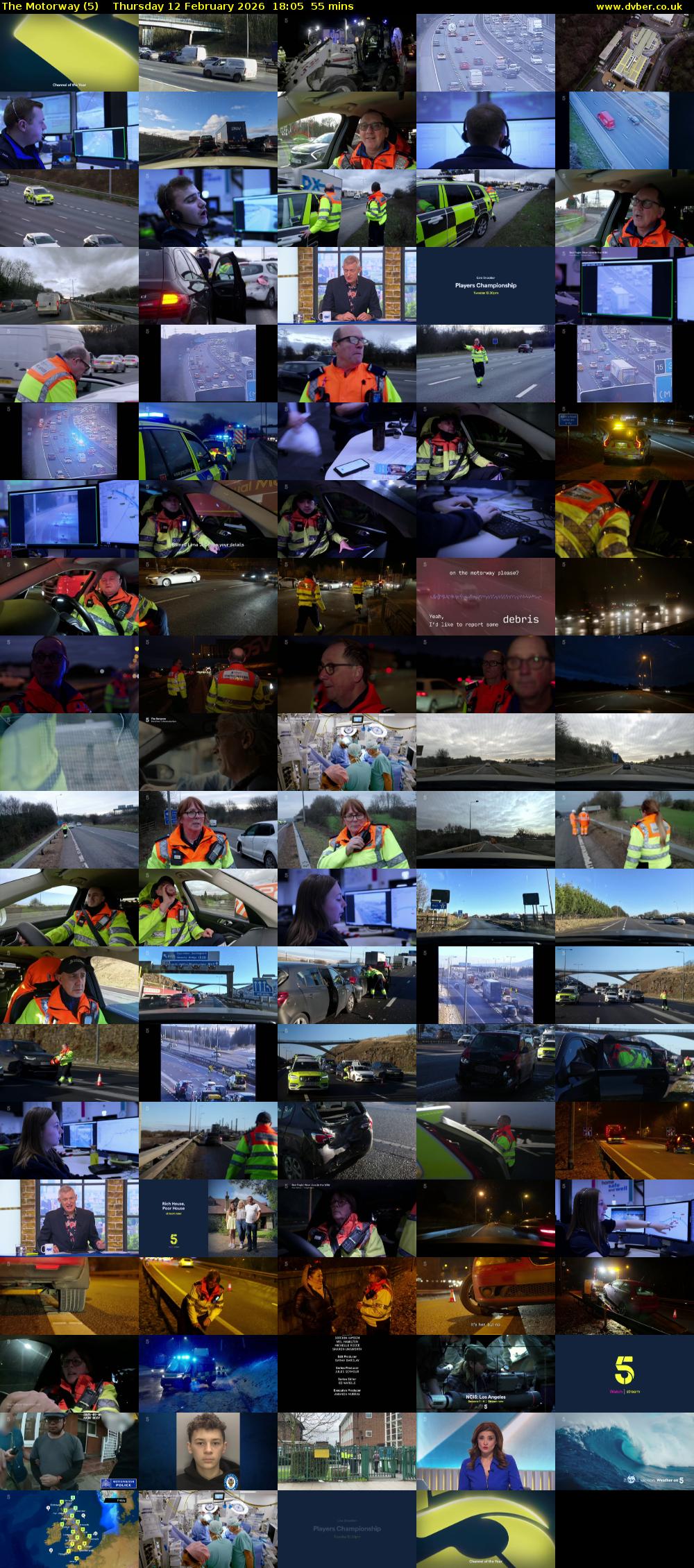 The Motorway (5) Thursday 12 February 2026 18:05 - 19:00