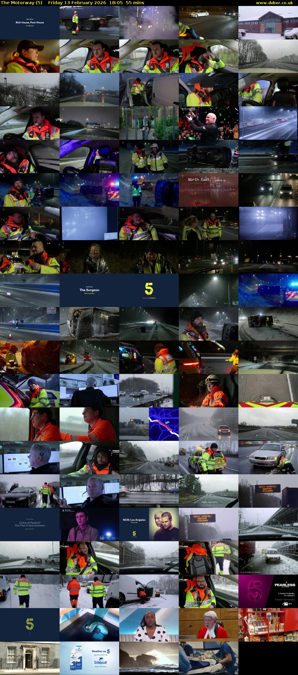 The Motorway (5) Friday 13 February 2026 18:05 - 19:00