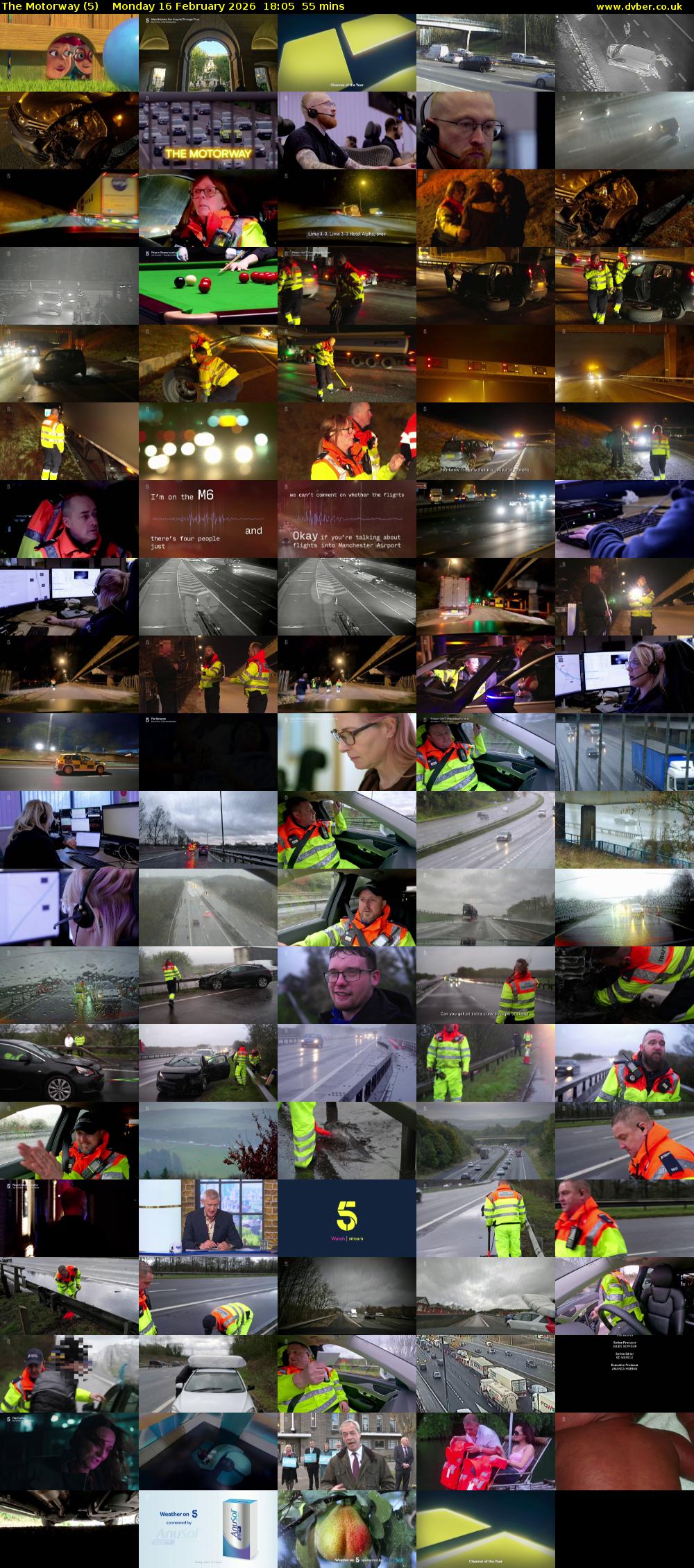 The Motorway (5) Monday 16 February 2026 18:05 - 19:00