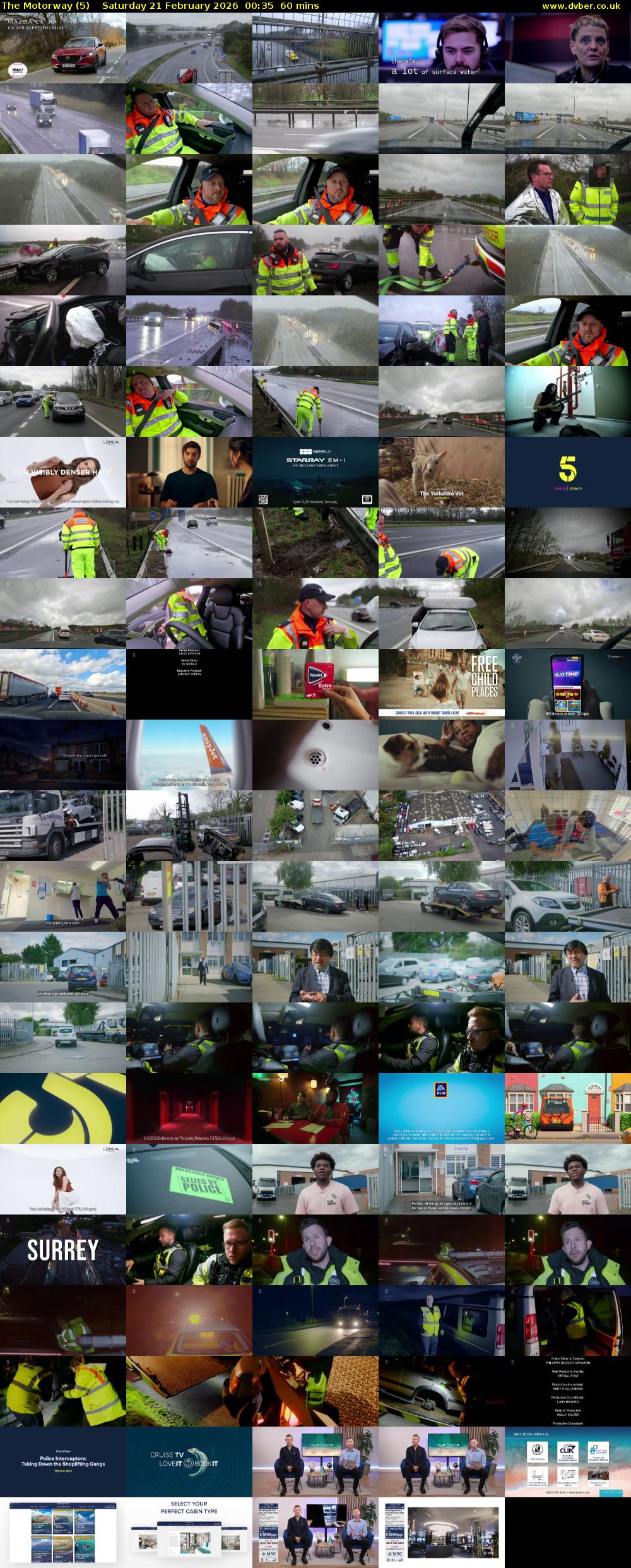 The Motorway (5) Saturday 21 February 2026 00:35 - 01:35