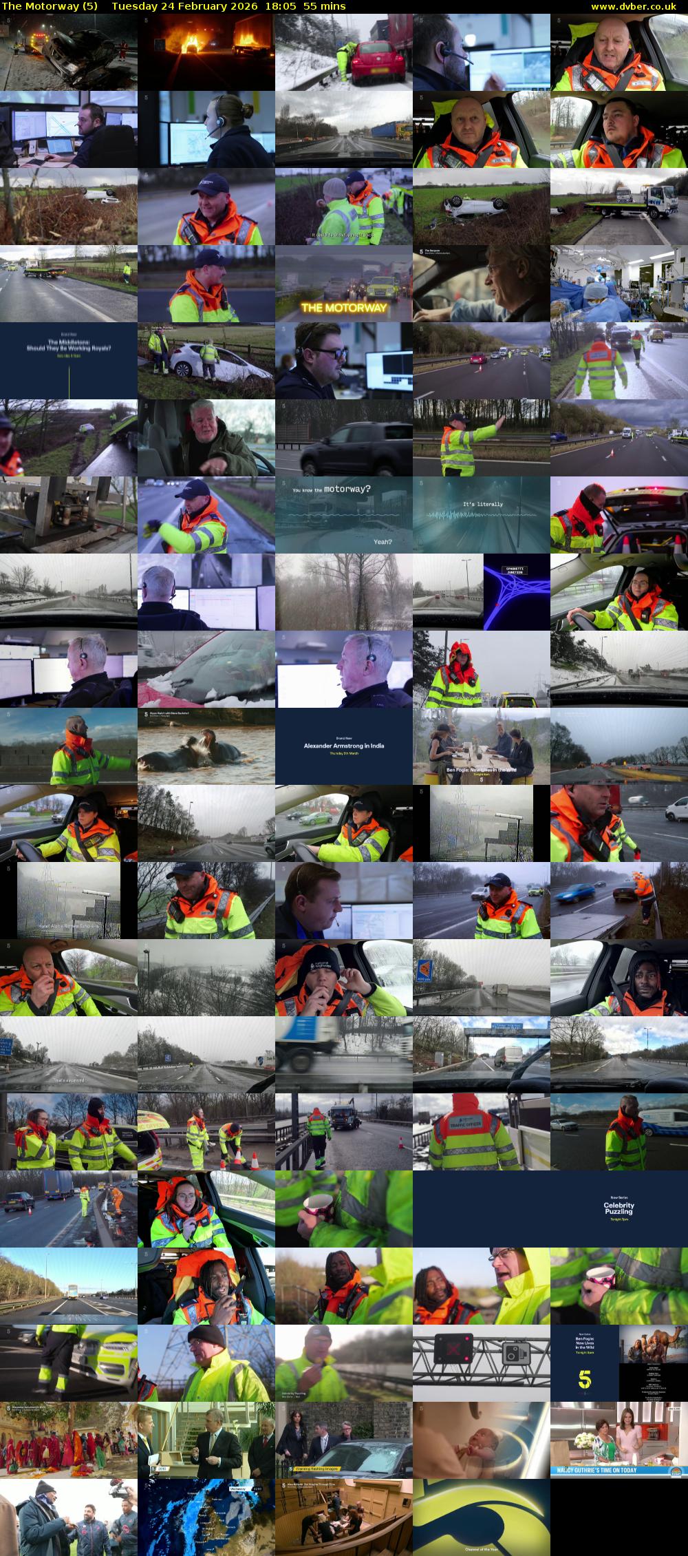 The Motorway (5) Tuesday 24 February 2026 18:05 - 19:00