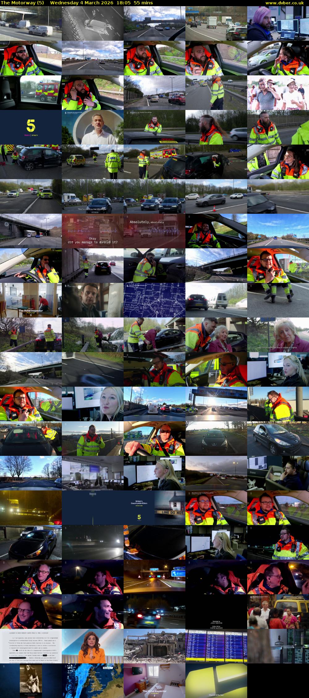 The Motorway (5) Wednesday 4 March 2026 18:05 - 19:00