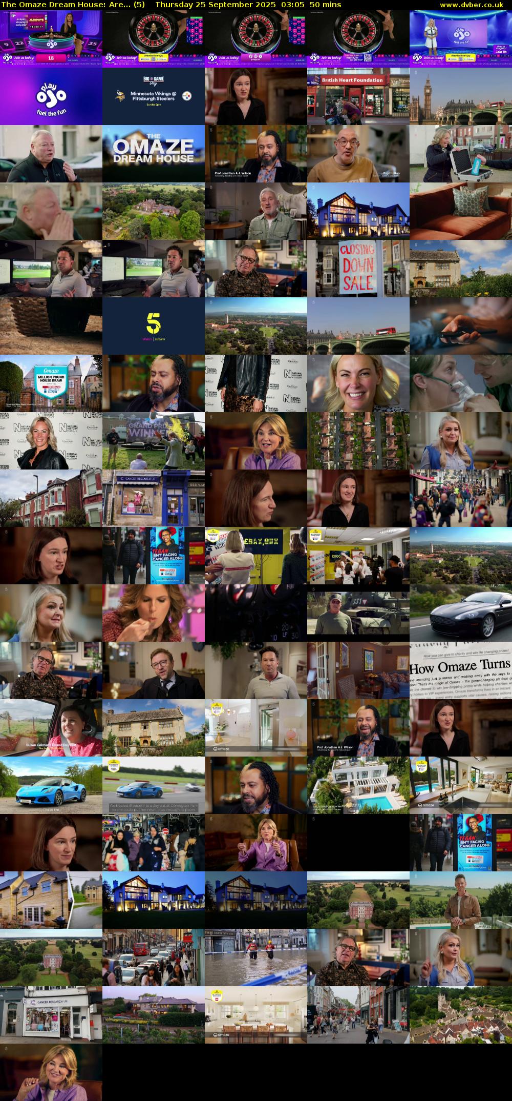 The Omaze Dream House: Are... (5) Thursday 25 September 2025 03:05 - 03:55