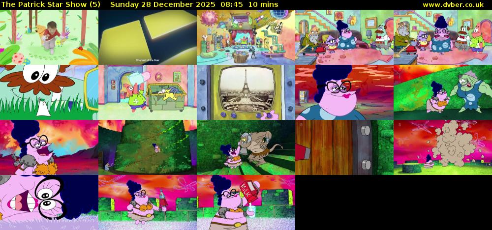 The Patrick Star Show (5) Sunday 28 December 2025 08:45 - 08:55