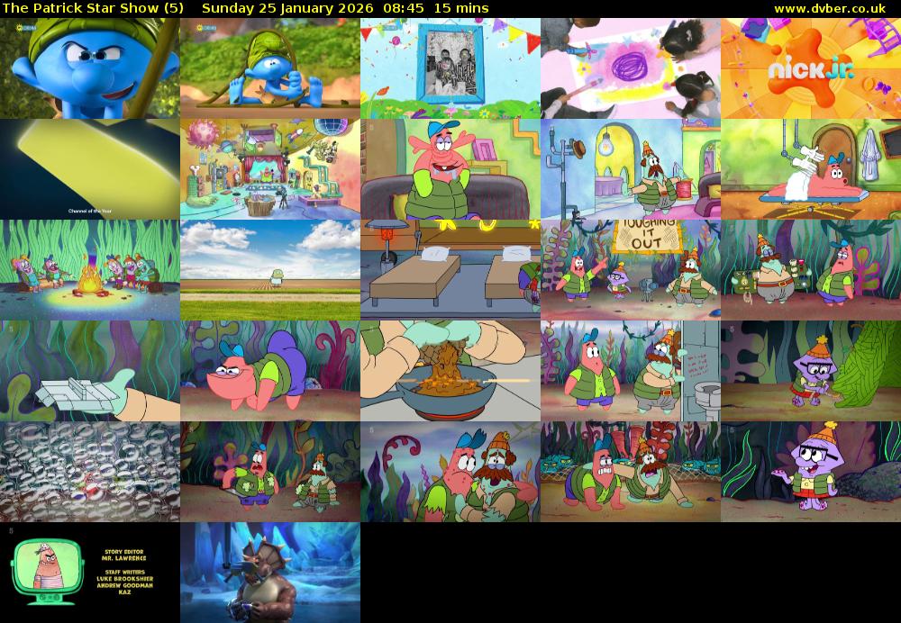 The Patrick Star Show (5) Sunday 25 January 2026 08:45 - 09:00
