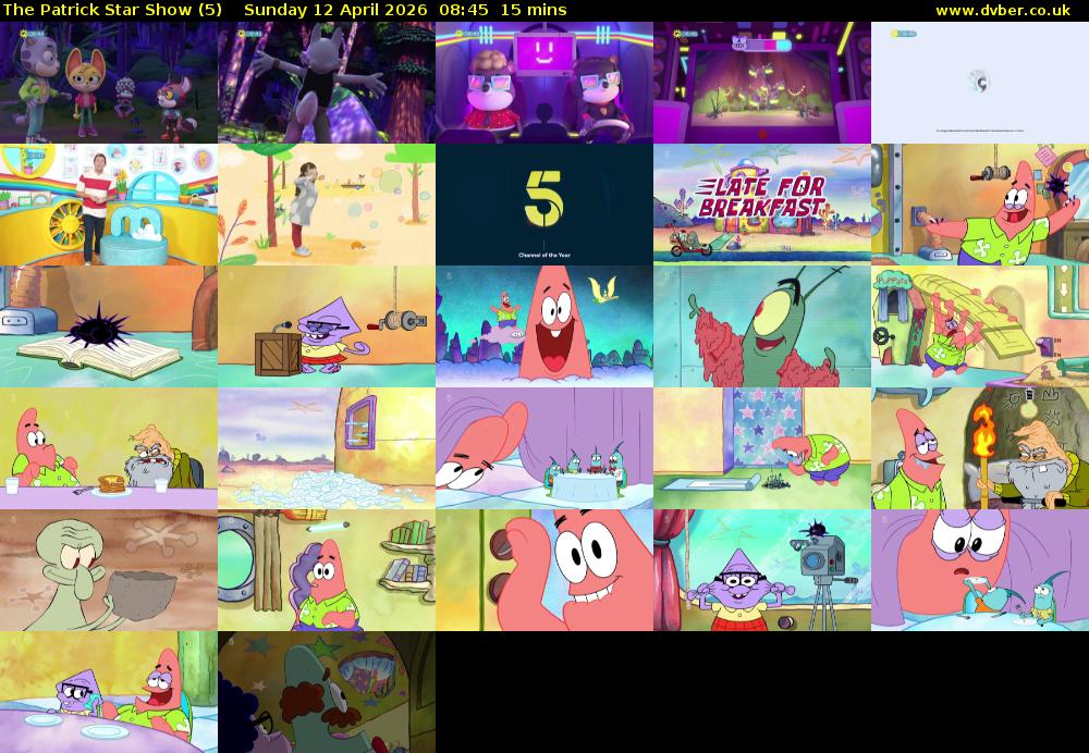The Patrick Star Show (5) Sunday 12 April 2026 08:45 - 09:00