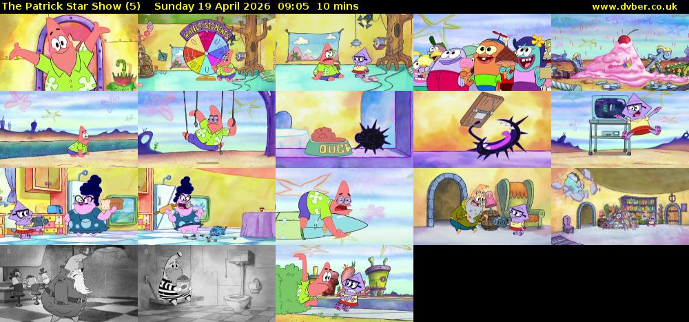 The Patrick Star Show (5) Sunday 19 April 2026 09:05 - 09:15