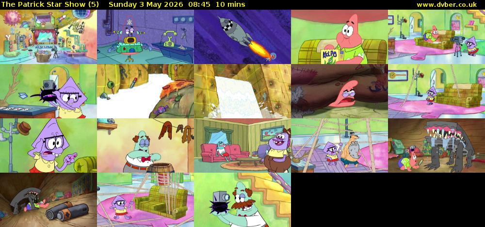 The Patrick Star Show (5) Sunday 3 May 2026 08:45 - 08:55