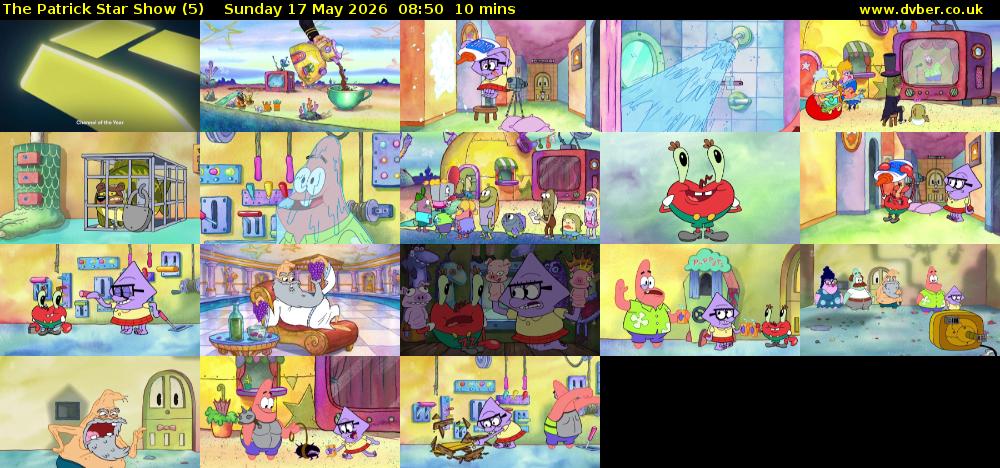 The Patrick Star Show (5) Sunday 17 May 2026 08:50 - 09:00