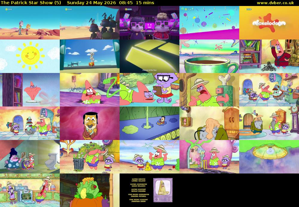 The Patrick Star Show (5) Sunday 24 May 2026 08:45 - 09:00