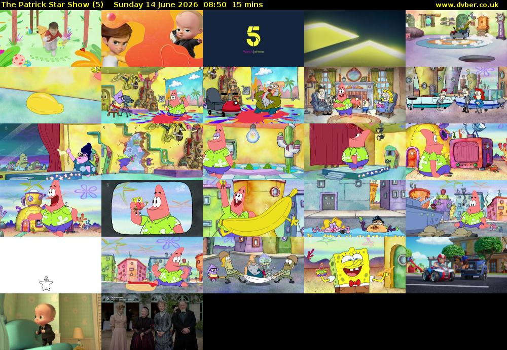 The Patrick Star Show (5) Sunday 14 June 2026 08:50 - 09:05
