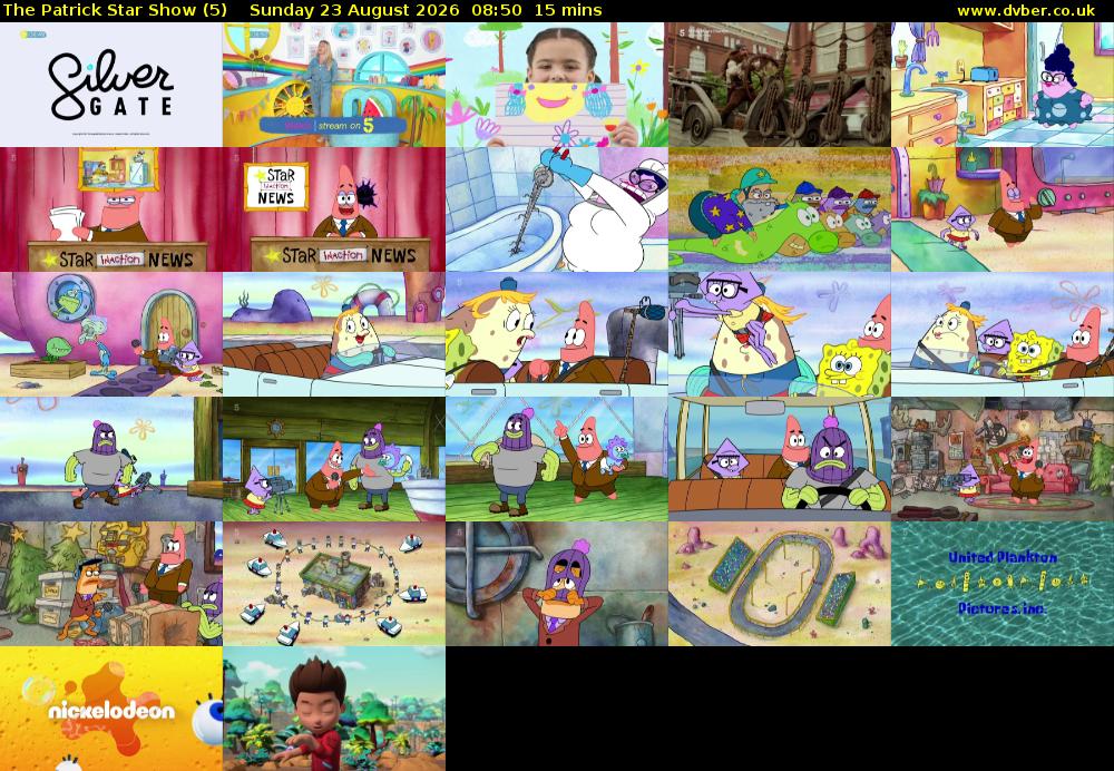 The Patrick Star Show (5) Sunday 23 August 2026 08:50 - 09:05