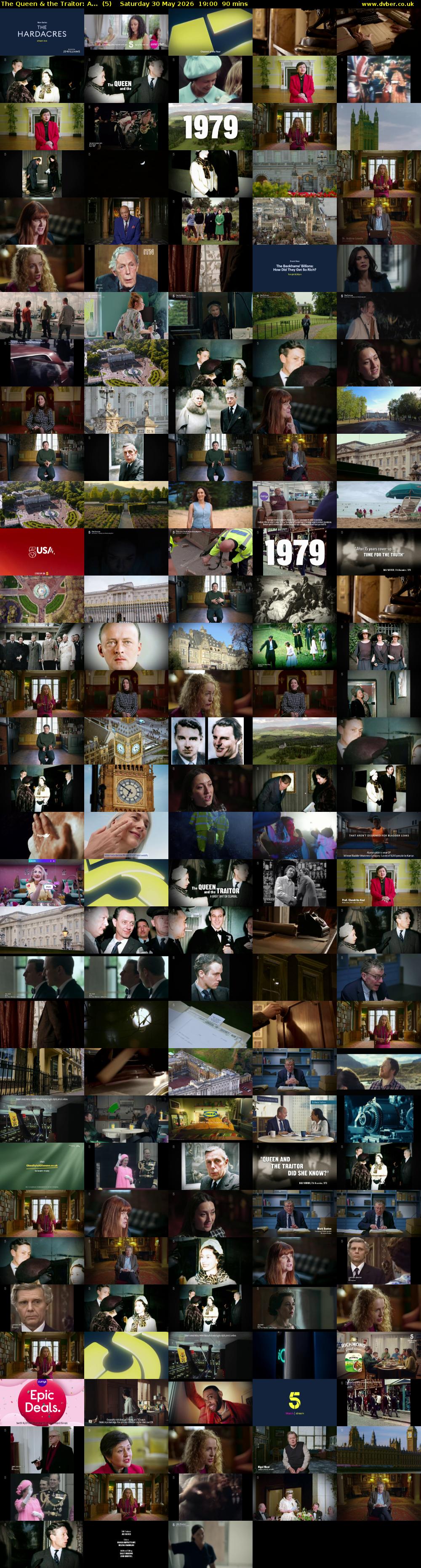 The Queen & the Traitor: A...  (5) Saturday 30 May 2026 19:00 - 20:30