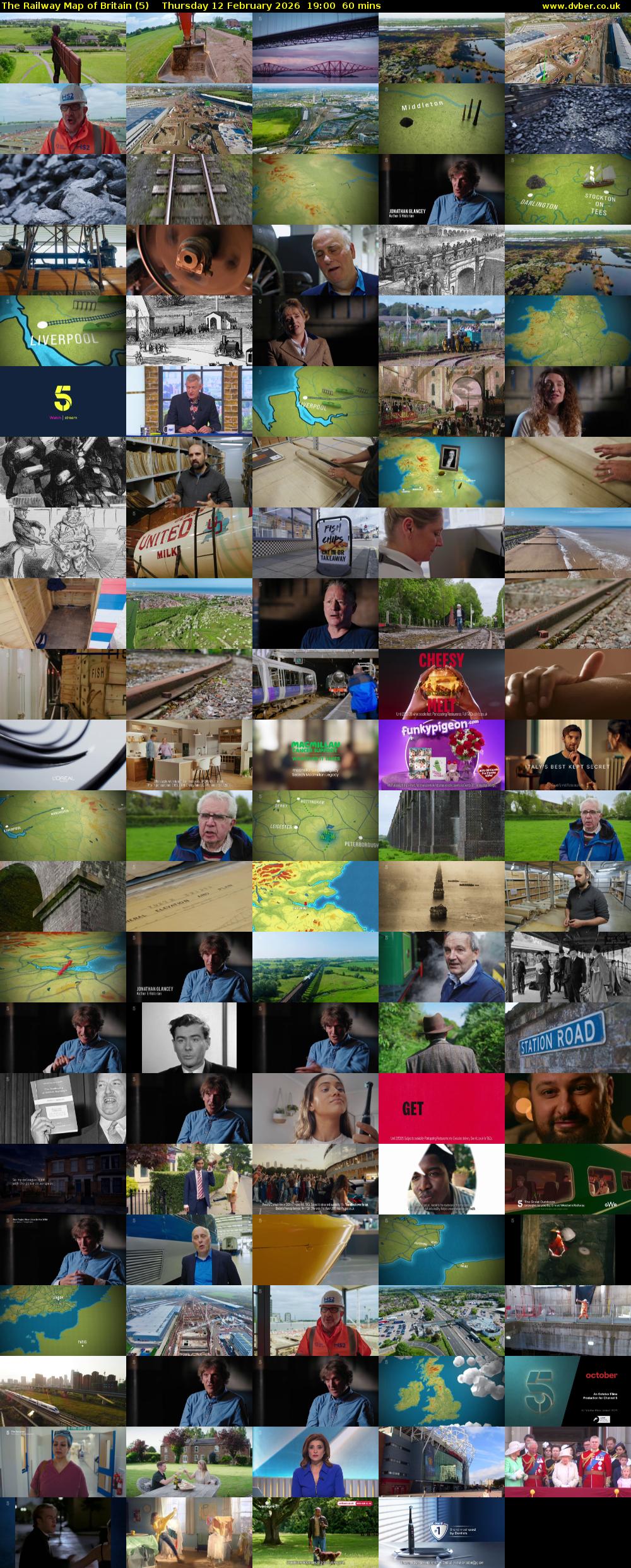 The Railway Map of Britain (5) Thursday 12 February 2026 19:00 - 20:00