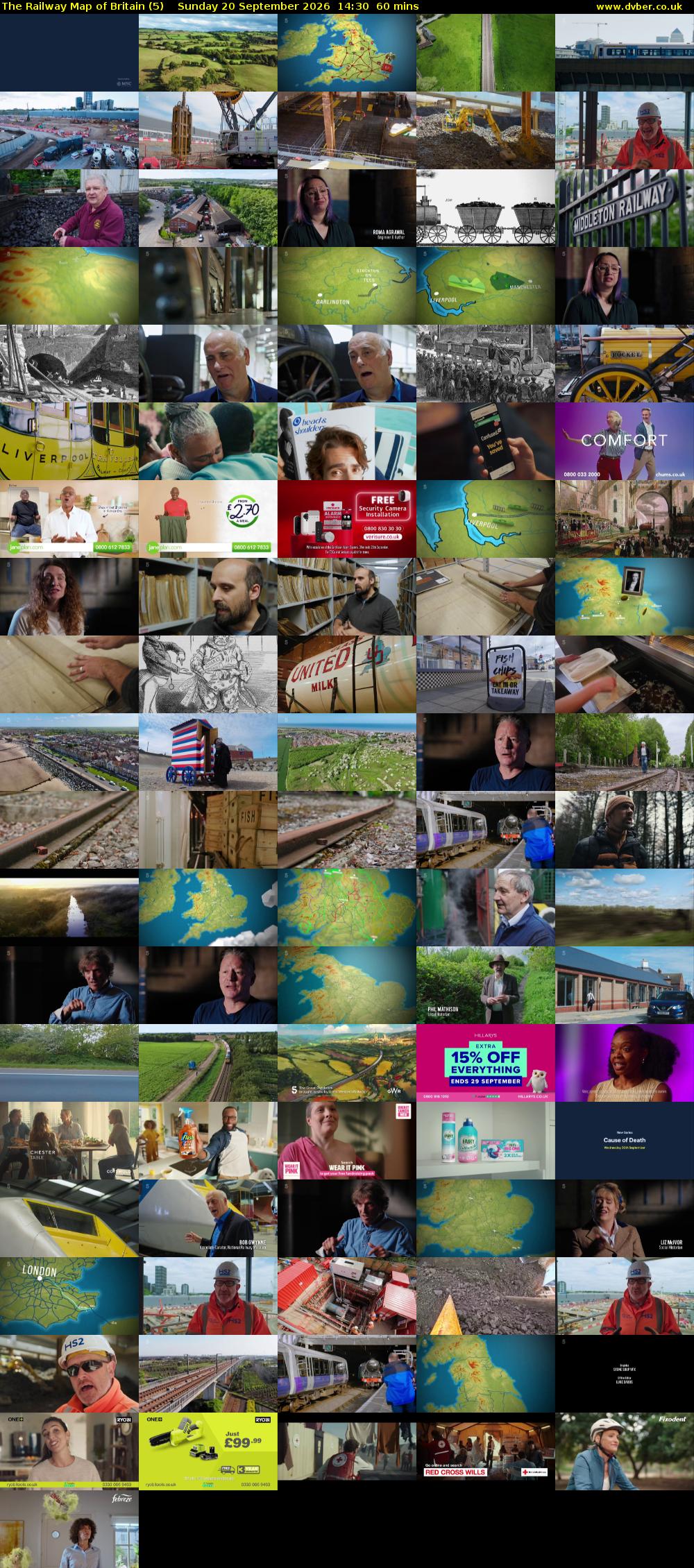 The Railway Map of Britain (5) Sunday 20 September 2026 14:30 - 15:30