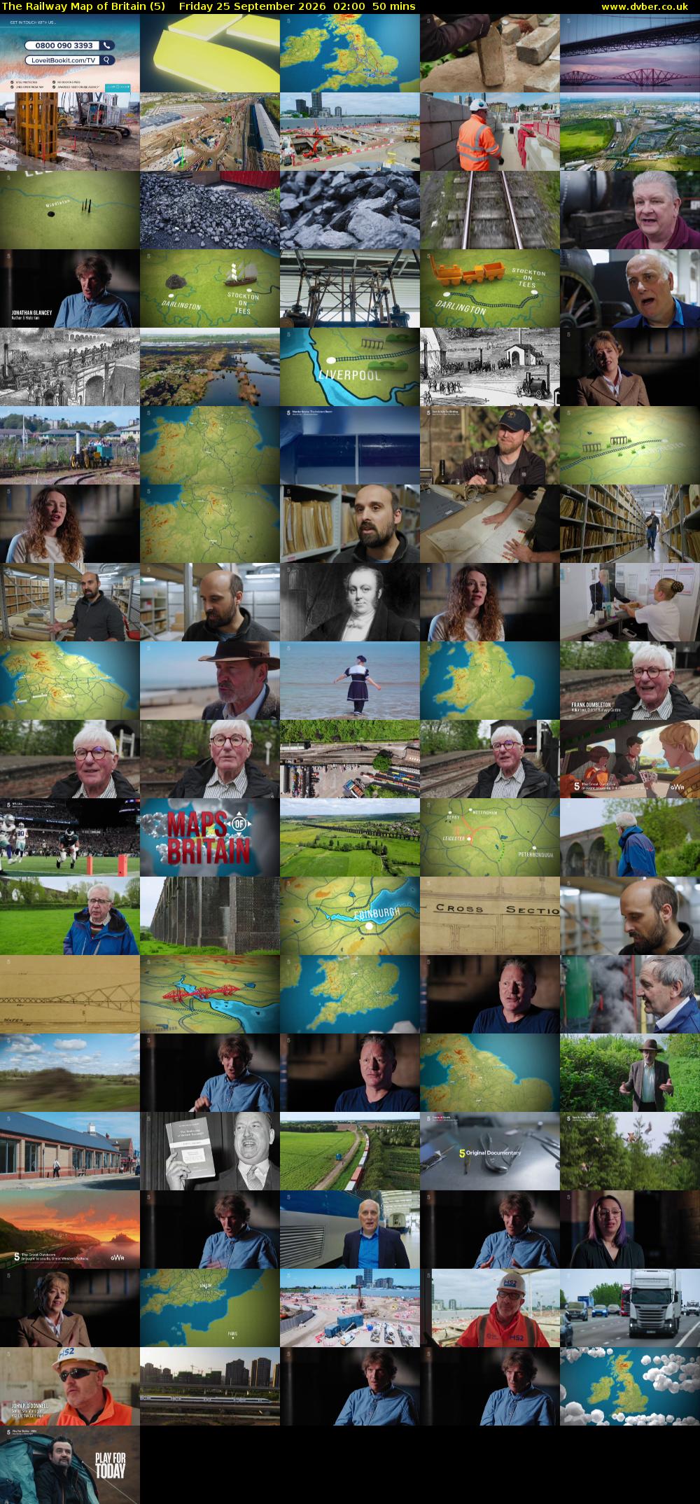 The Railway Map of Britain (5) Friday 25 September 2026 02:00 - 02:50