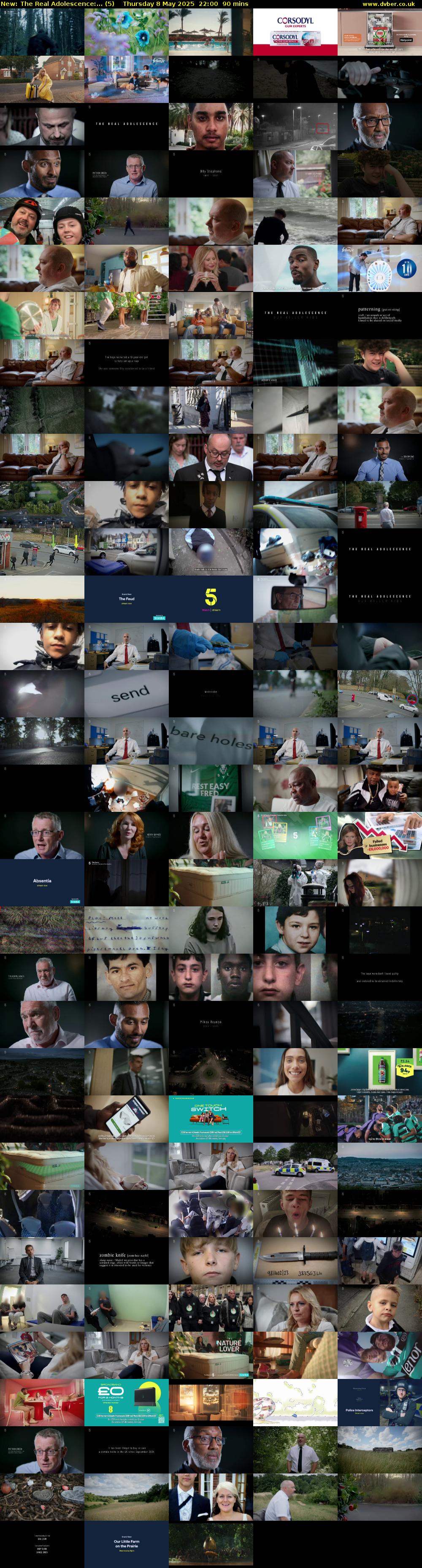 The Real Adolescence:... (5) Thursday 8 May 2025 22:00 - 23:30