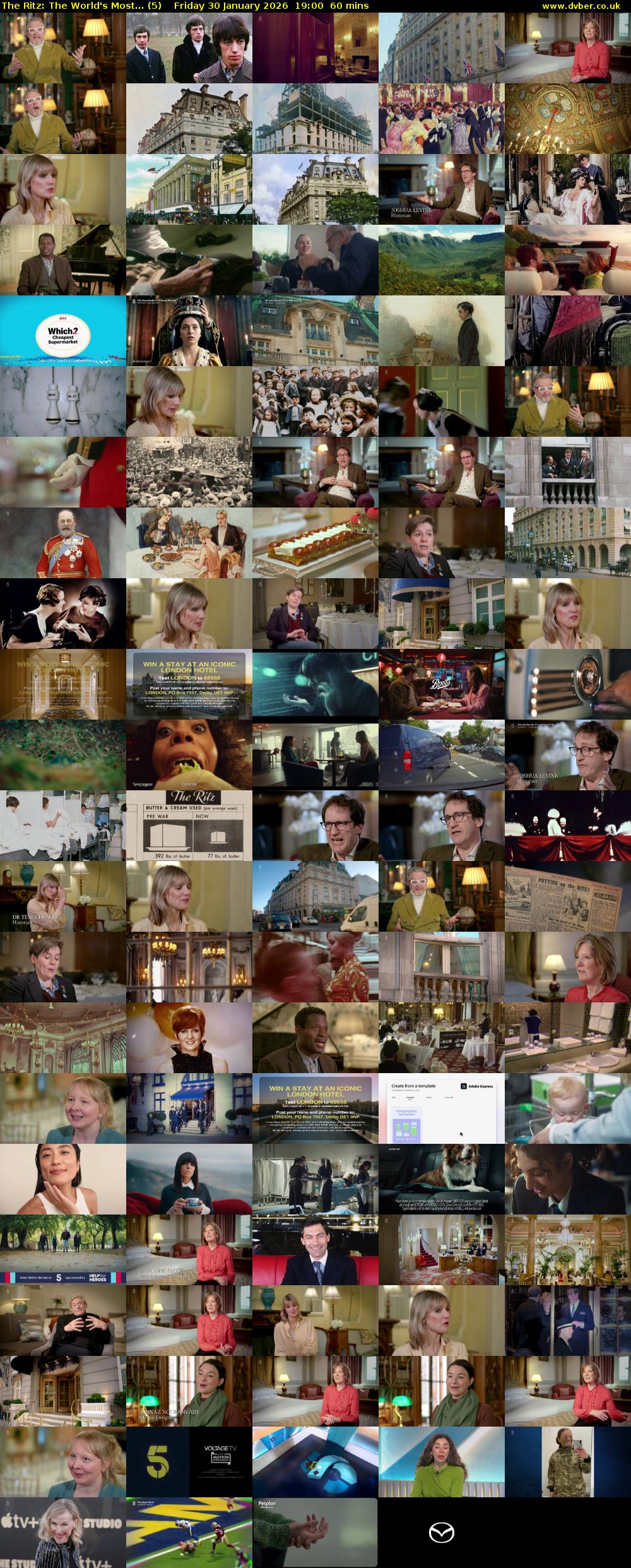 The Ritz: The World's Most... (5) Friday 30 January 2026 19:00 - 20:00