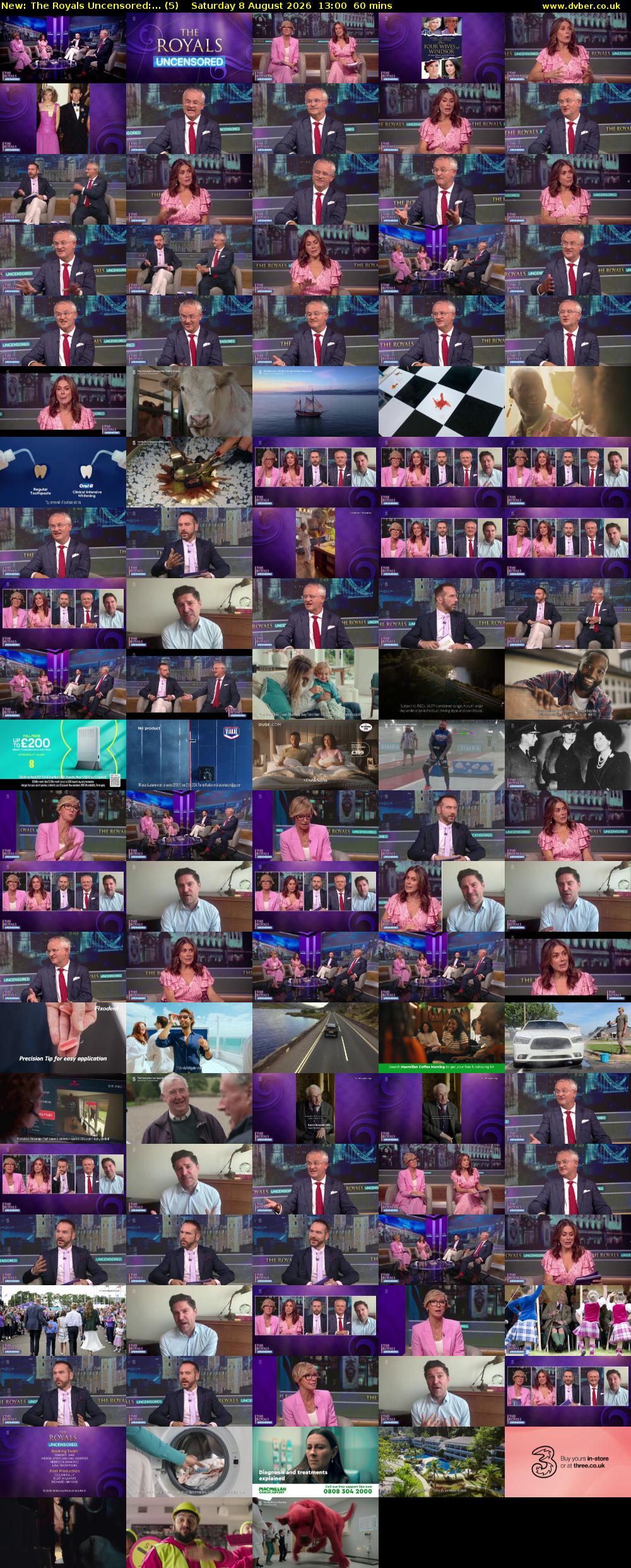 The Royals Uncensored:... (5) Saturday 8 August 2026 13:00 - 14:00