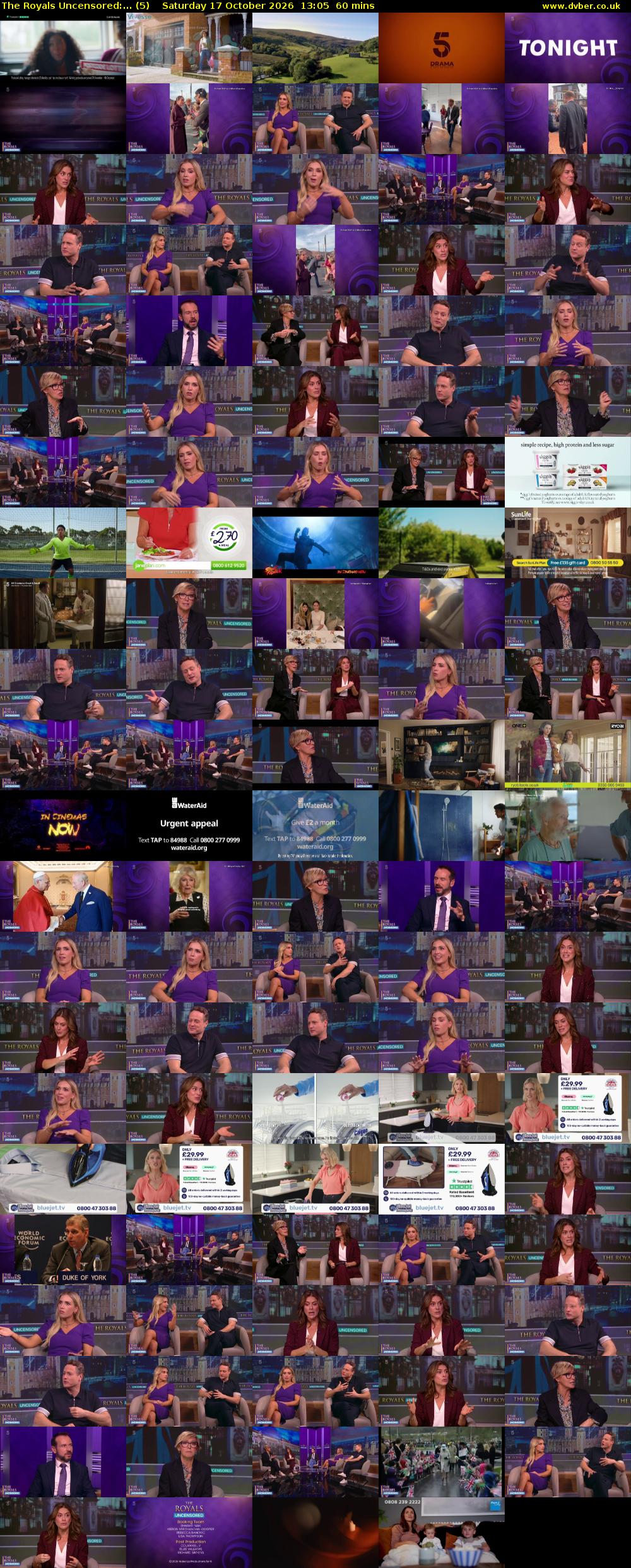 The Royals Uncensored:... (5) Saturday 17 October 2026 13:05 - 14:05