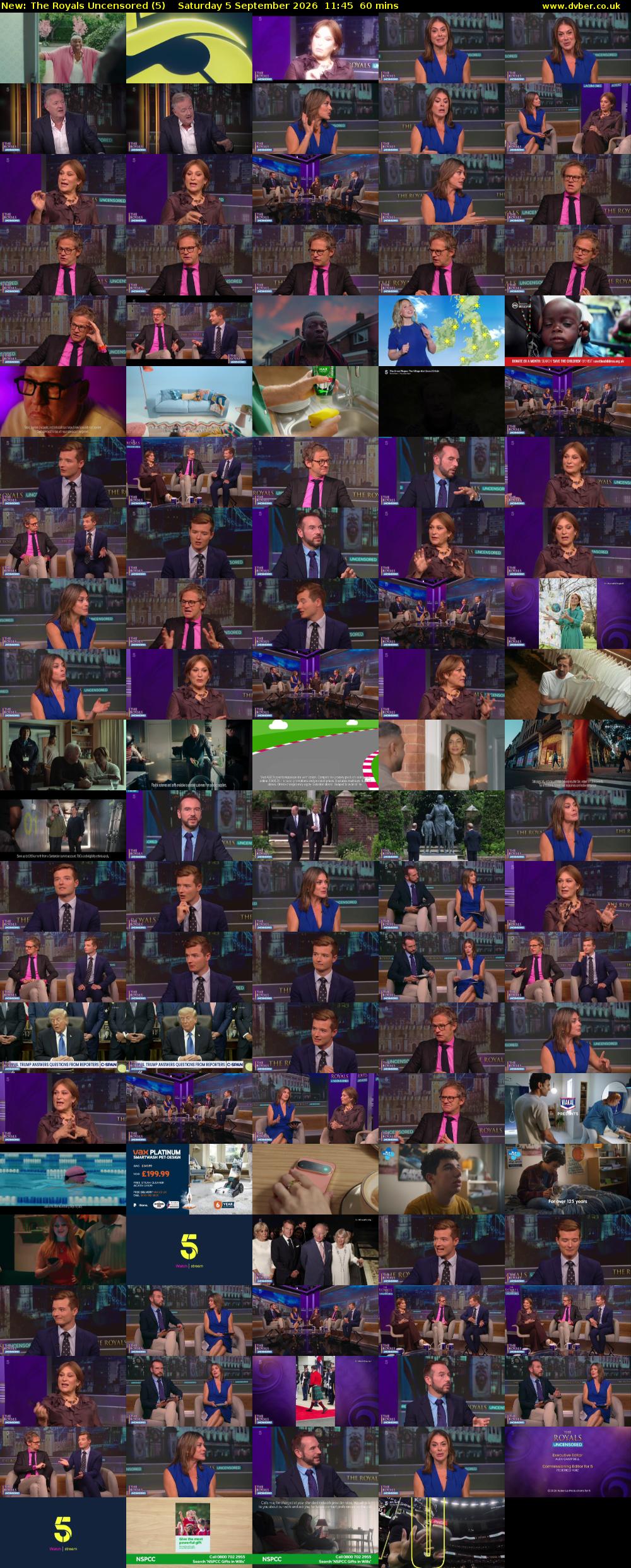 The Royals Uncensored (5) Saturday 5 September 2026 11:45 - 12:45