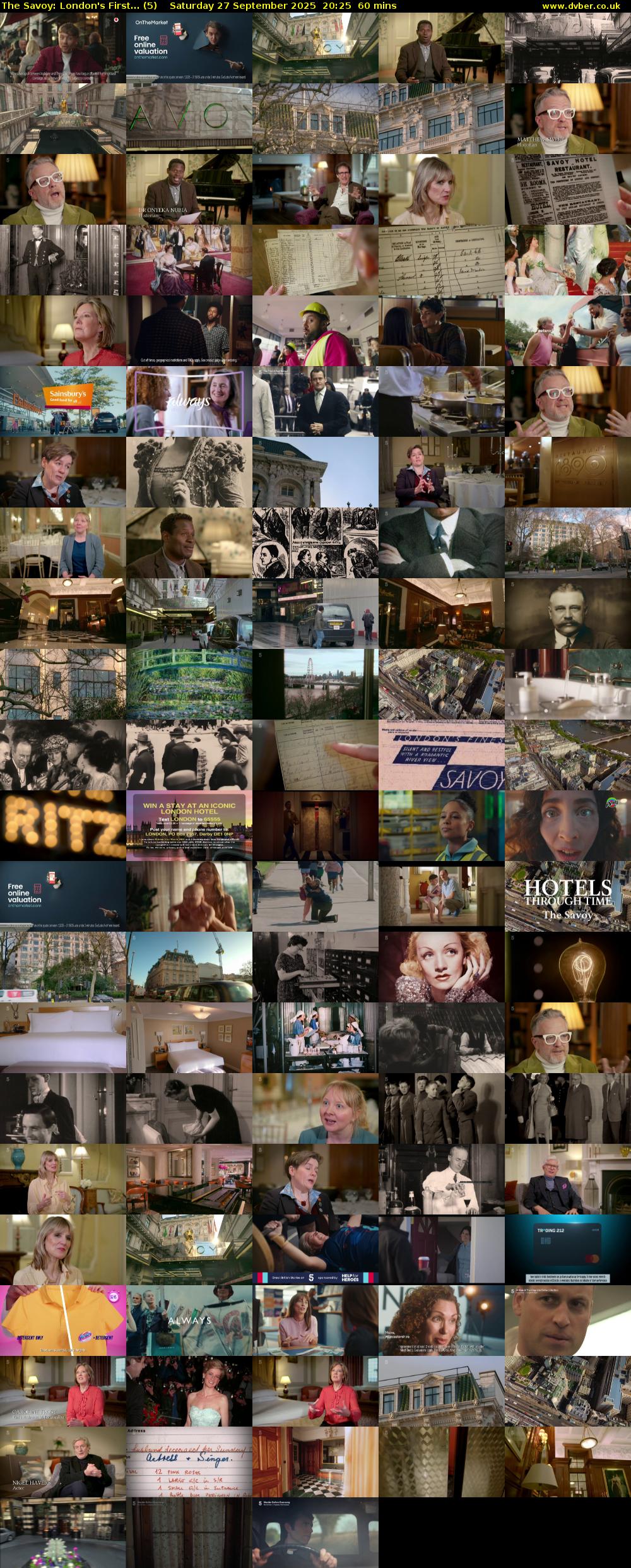 The Savoy: London's First... (5) Saturday 27 September 2025 20:25 - 21:25