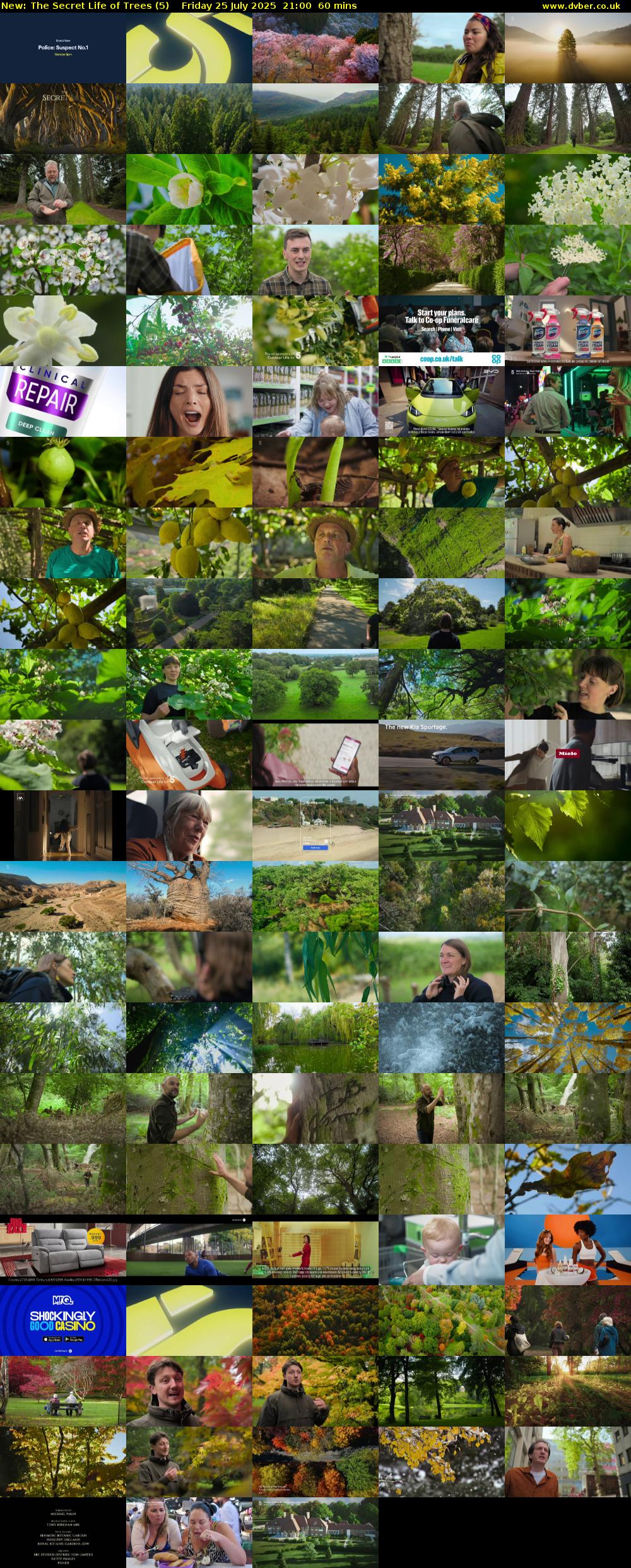 The Secret Life of Trees (5) Friday 25 July 2025 21:00 - 22:00