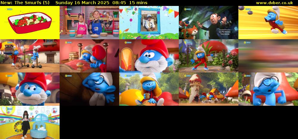 The Smurfs (5) Sunday 16 March 2025 08:45 - 09:00