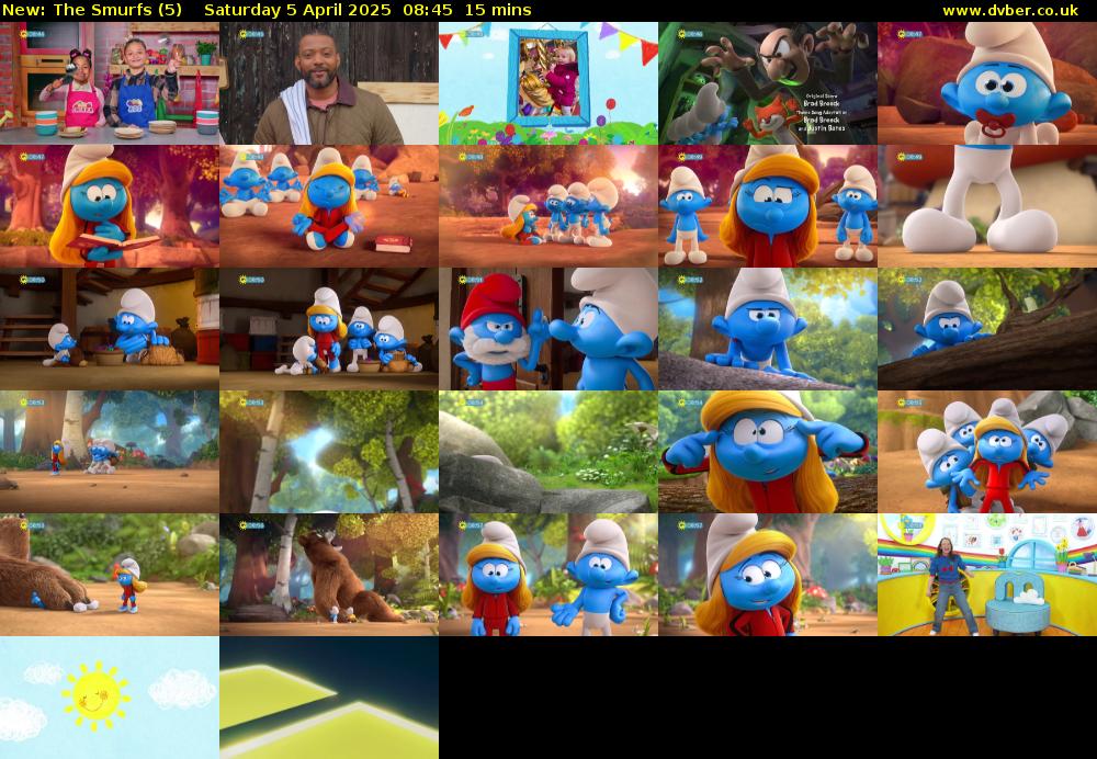 The Smurfs (5) Saturday 5 April 2025 08:45 - 09:00