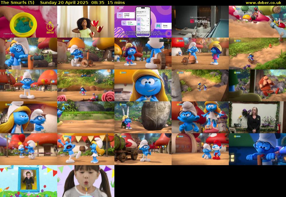 The Smurfs (5) Sunday 20 April 2025 08:35 - 08:50