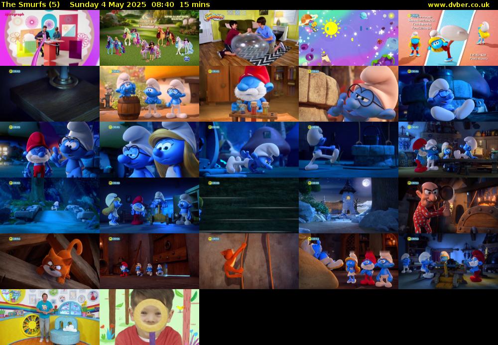 The Smurfs (5) Sunday 4 May 2025 08:40 - 08:55