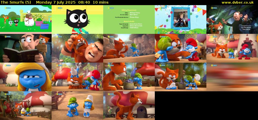 The Smurfs (5) Monday 7 July 2025 08:40 - 08:50