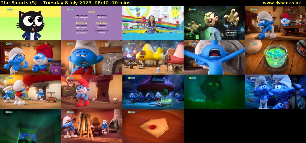 The Smurfs (5) Tuesday 8 July 2025 08:40 - 08:50