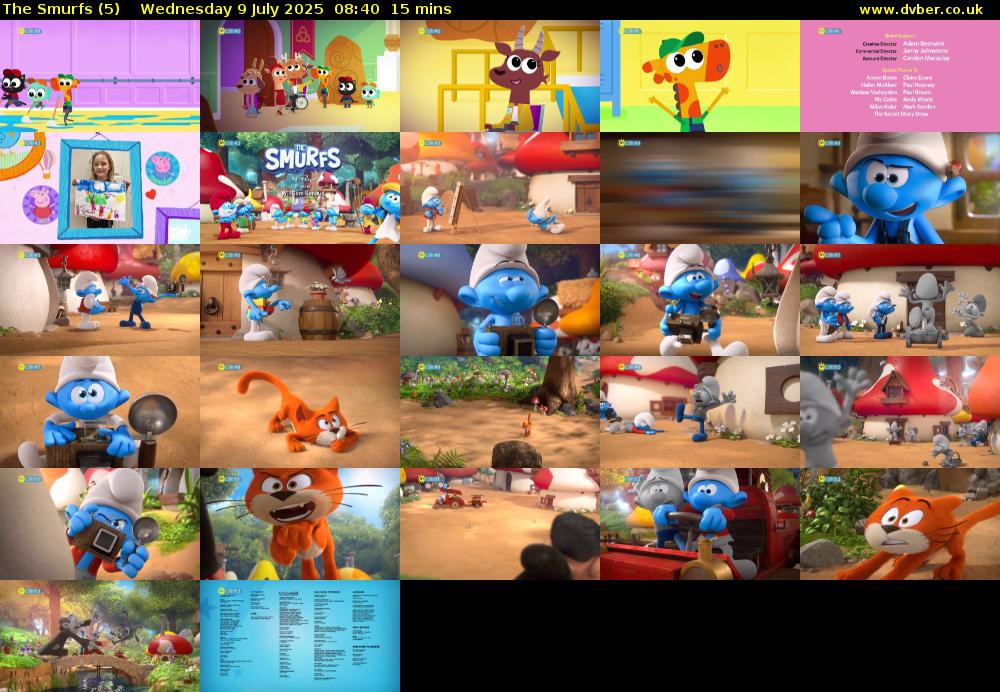 The Smurfs (5) Wednesday 9 July 2025 08:40 - 08:55