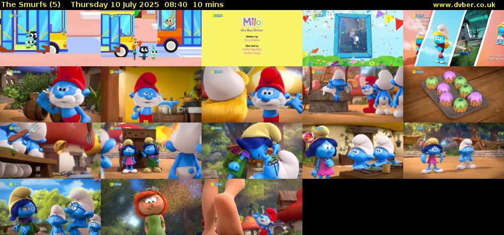 The Smurfs (5) Thursday 10 July 2025 08:40 - 08:50