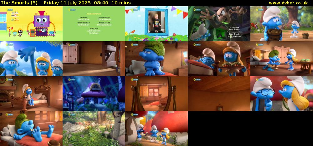 The Smurfs (5) Friday 11 July 2025 08:40 - 08:50