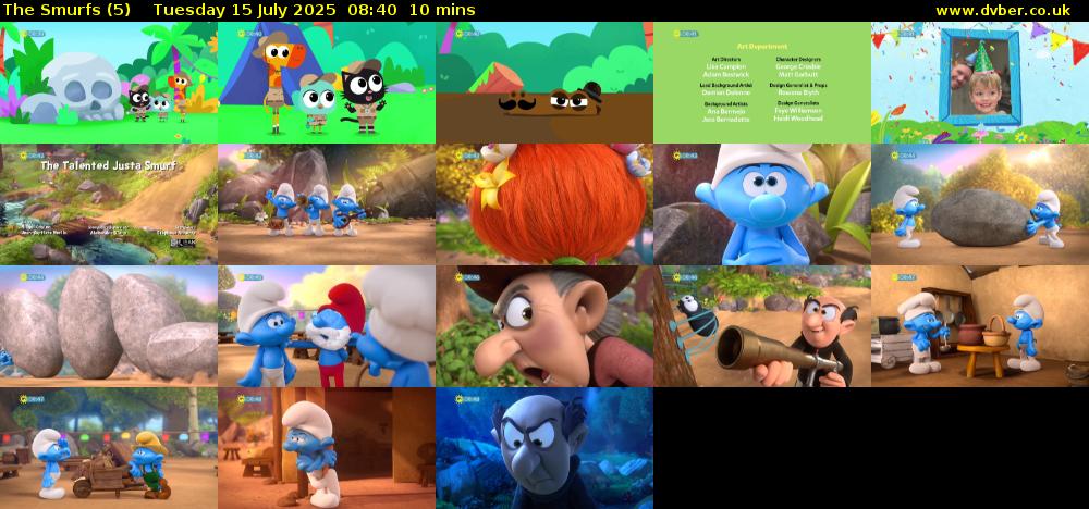 The Smurfs (5) Tuesday 15 July 2025 08:40 - 08:50