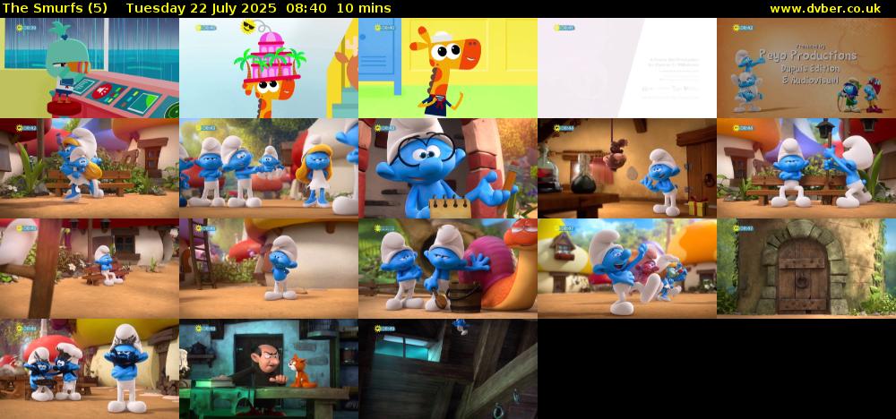 The Smurfs (5) Tuesday 22 July 2025 08:40 - 08:50