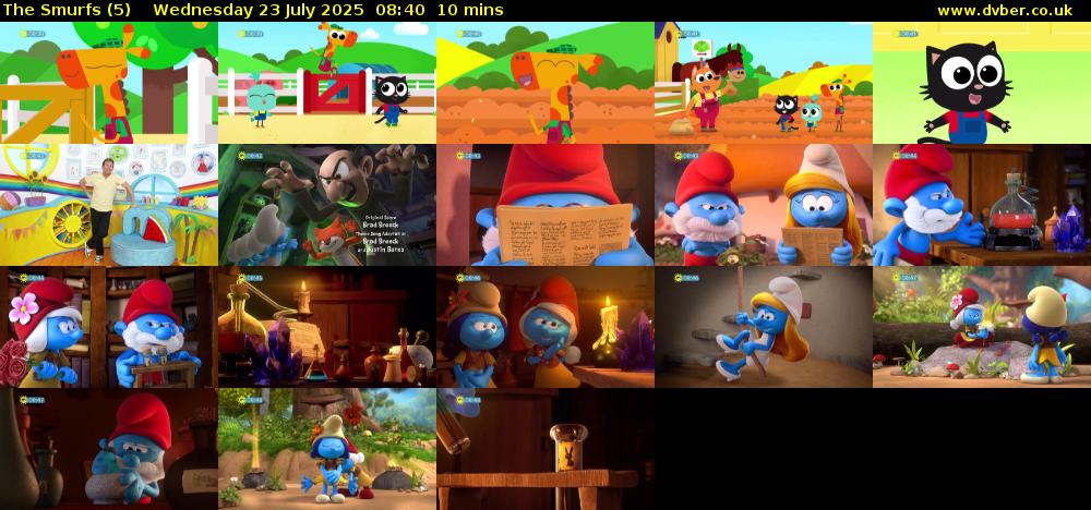 The Smurfs (5) Wednesday 23 July 2025 08:40 - 08:50