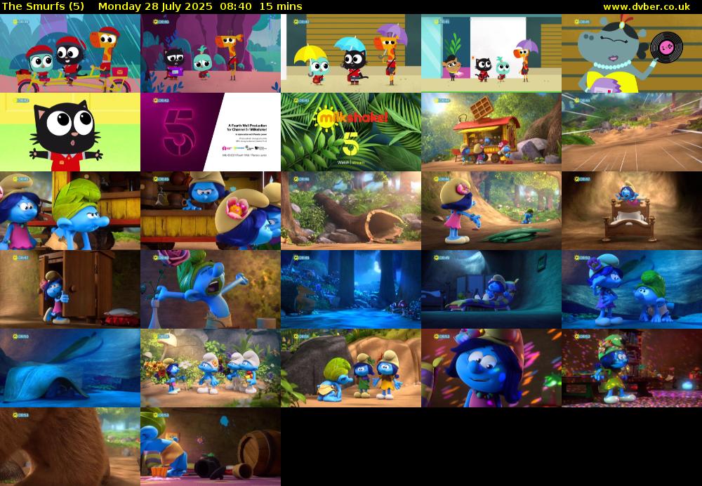 The Smurfs (5) Monday 28 July 2025 08:40 - 08:55