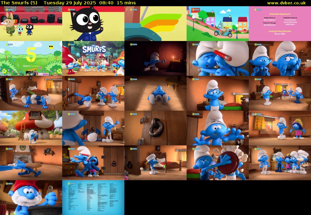 The Smurfs (5) Tuesday 29 July 2025 08:40 - 08:55